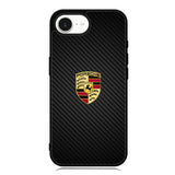 Porsche Logo Carbon iPhone 16e Case DC1505