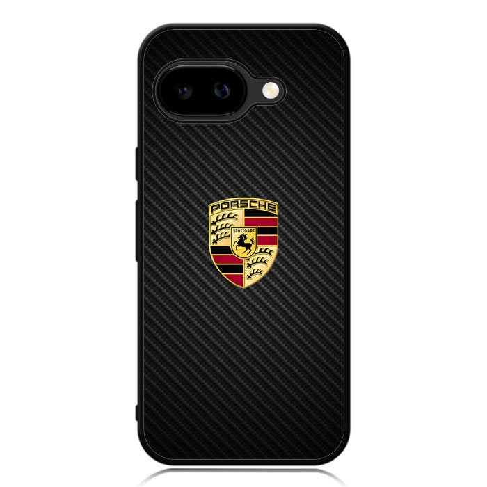 Porsche Logo Carbon Google Pixel 9A Case DC1505