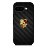 Porsche Logo Carbon Google Pixel 9A Case DC1505