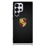 Porsche Logo Carbon Samsung Galaxy S24 Ultra Case DC1505