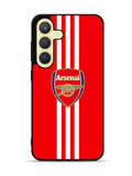 Arsenal Three Stripes Samsung Galaxy S24 Plus 5G , Samsung Galaxy S24+ 5G Case