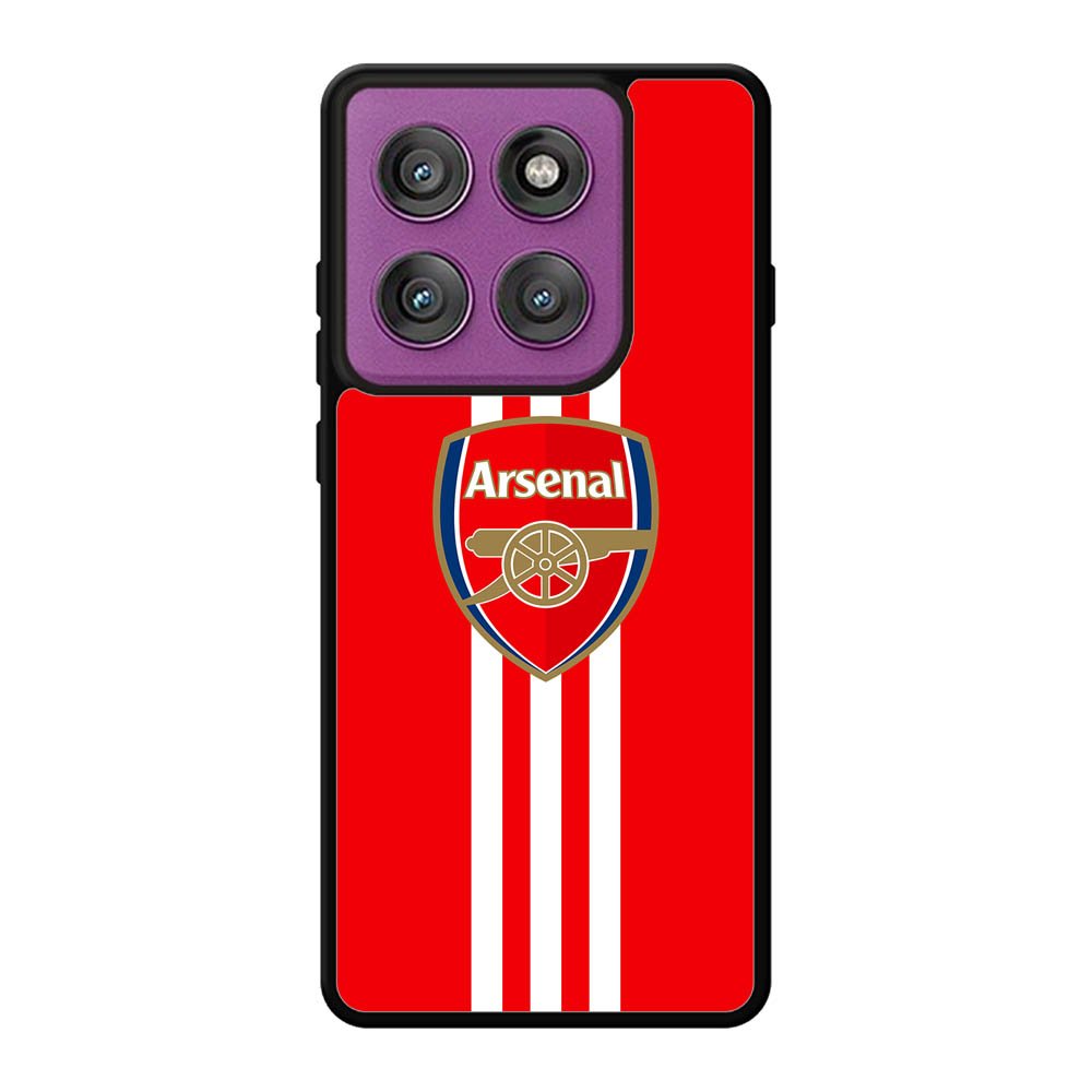 Arsenal Three Stripes Motorola Moto Edge 60 Pro Case