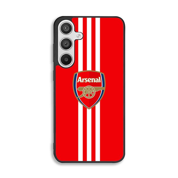 Arsenal Three Stripes Samsung Galaxy A26 Case DC5614