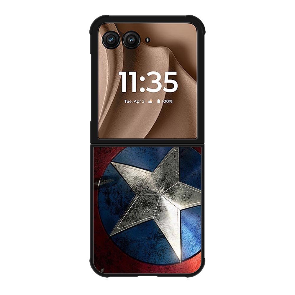Captain America Shield Motorola Moto RAZR Plus 2025 Case