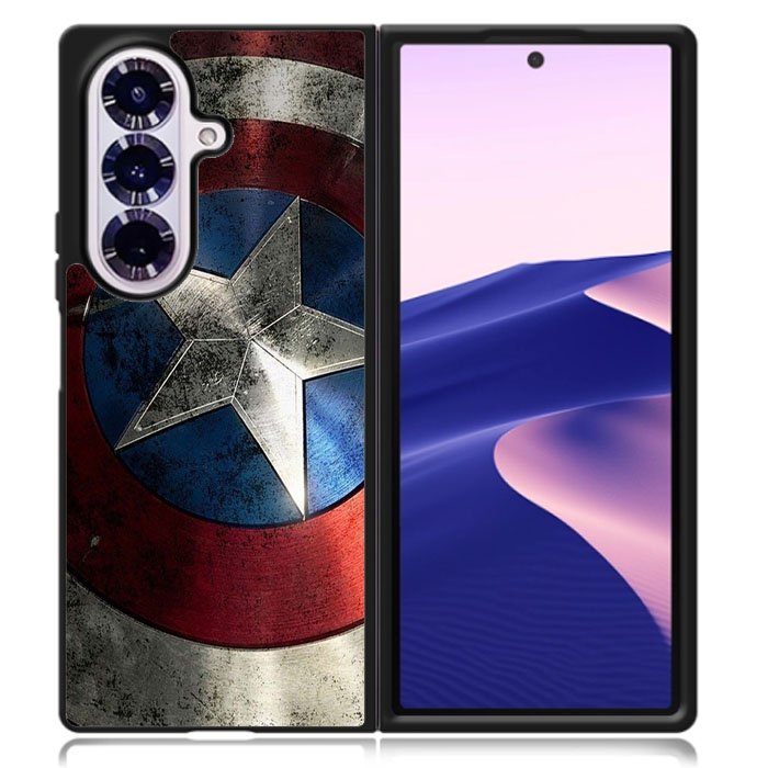 Captain America Shield Samsung Galaxy Z Fold 7 Case DC0288