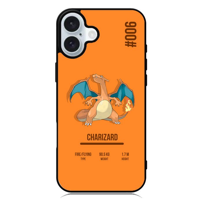 Charizard Pokemon iPhone 16 Plus Case