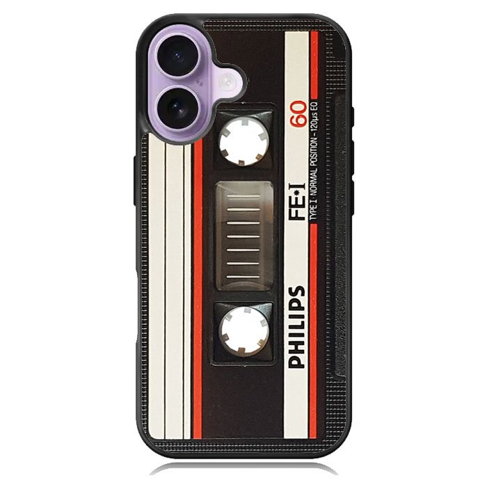 Retro Cassette Kaset iPhone 16 Case DC1574