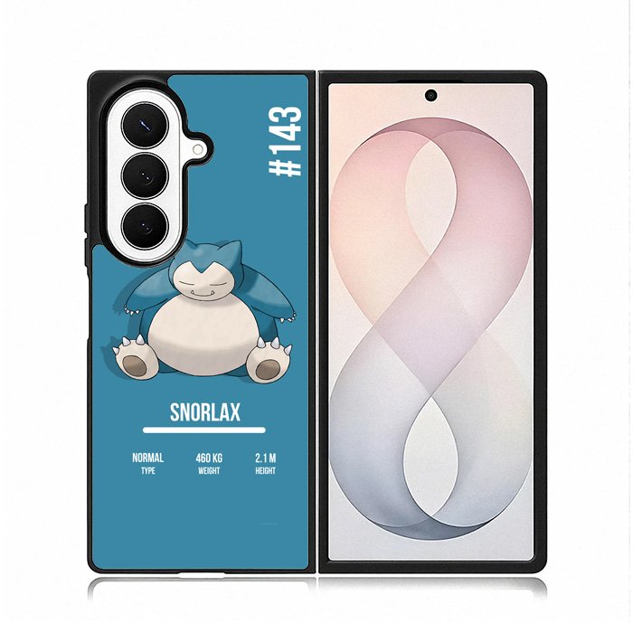 Pokemon Snorlax Samsung Galaxy Z Fold 8 Ultra Case DC1494