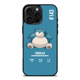 Pokemon Snorlax iPhone 16 Pro Case DC1494