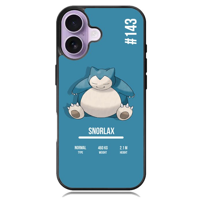 Pokemon Snorlax iPhone 16 Case DC1494