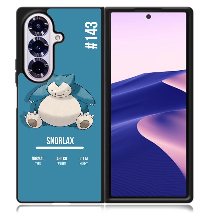 Pokemon Snorlax Samsung Galaxy Z Fold 7 Case DC1494