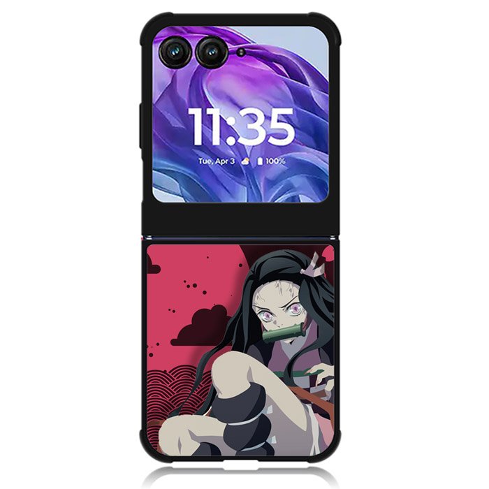 Nezuko Kimetsu no Yaiba Motorola Moto Razr Plus 2024 , Moto Razr+ 2024 Case