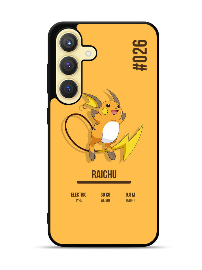 Pokemon Raichu Samsung Galaxy S24 Plus 5G , Samsung Galaxy S24+ 5G Case