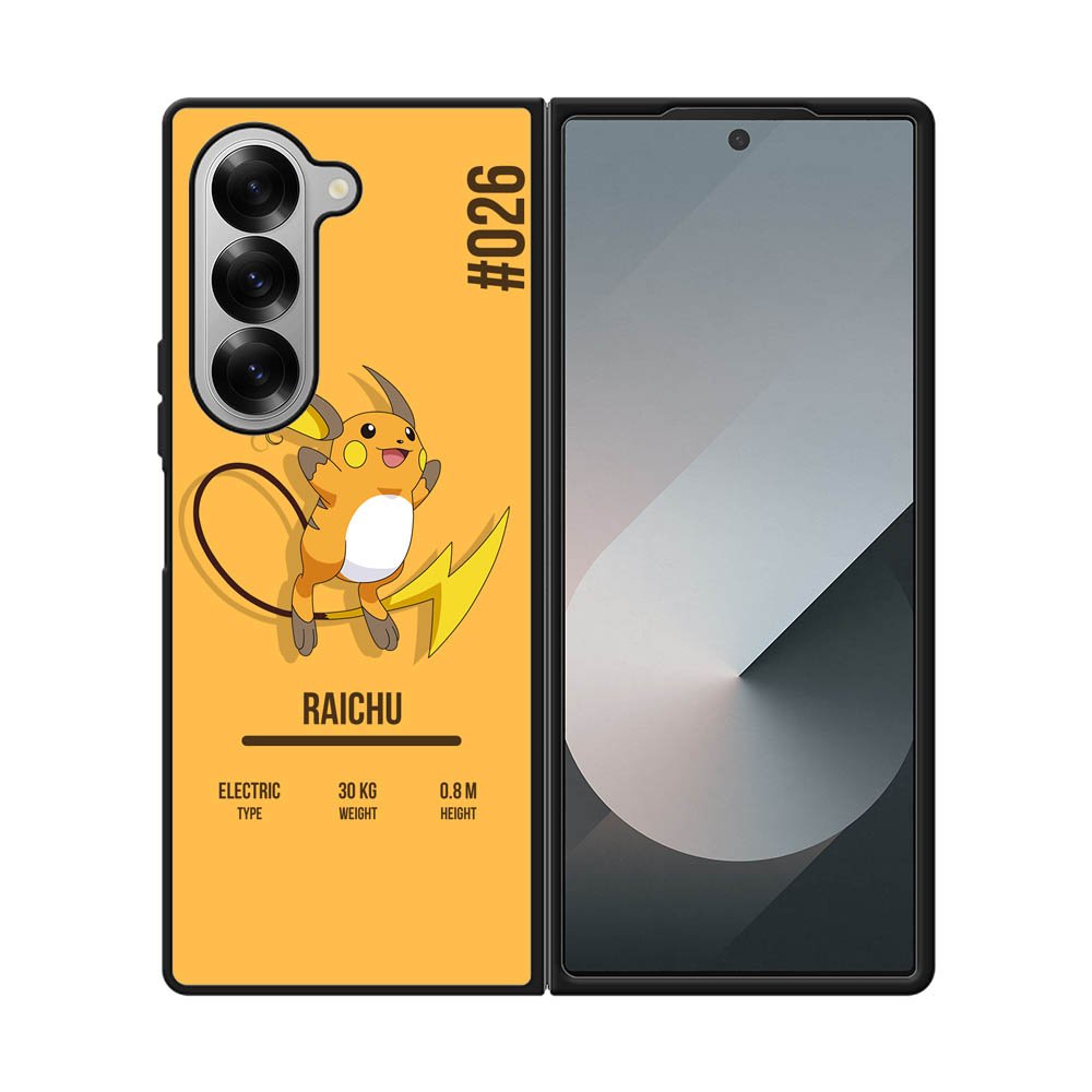 Pokemon Raichu Samsung Galaxy Z Fold 7 5G Case