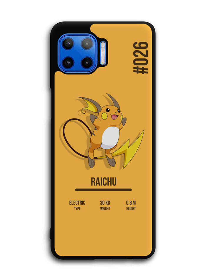 Pokemon Raichu Motorola Moto One 5G Case , Moto One 5G UW Case , Moto G 5G Plus Case