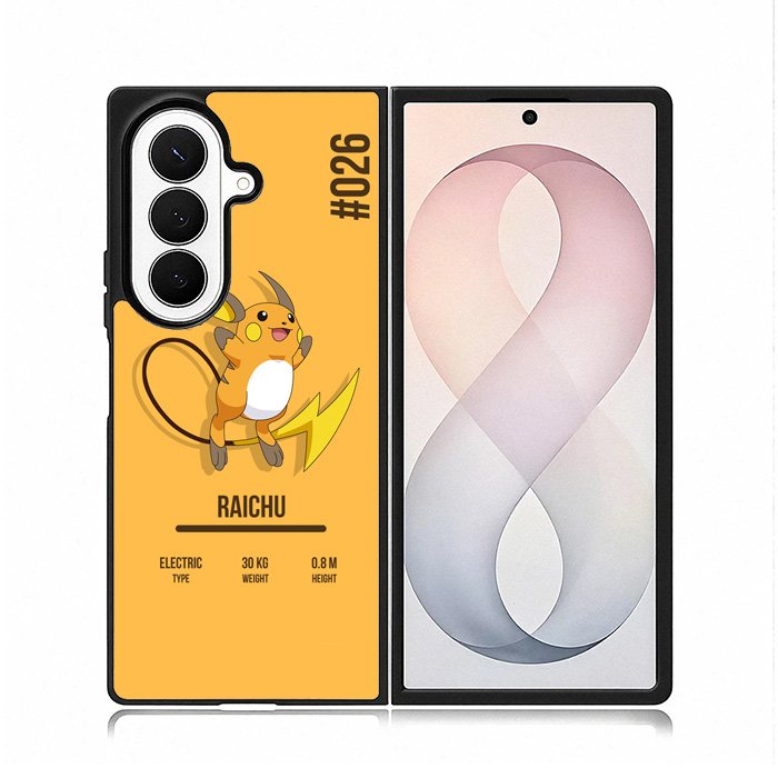 Pokemon Raichu Samsung Galaxy Z Fold 8 Ultra Case