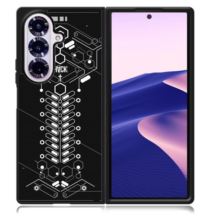 Cyberpunk Tech Samsung Galaxy Z Fold 7 Case DC0421