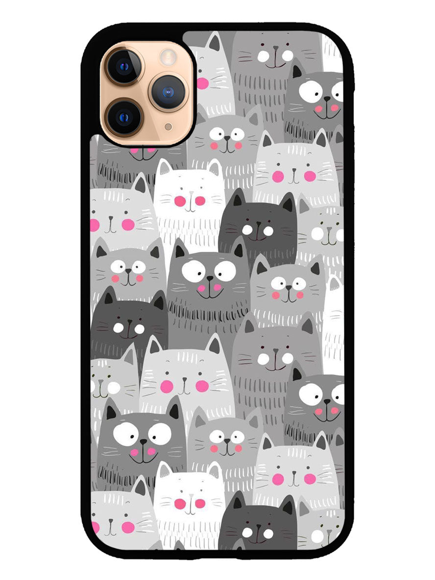 Cat Pattern iPhone 11 Pro Case