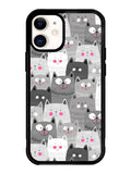 Cat Pattern iPhone 12 Case