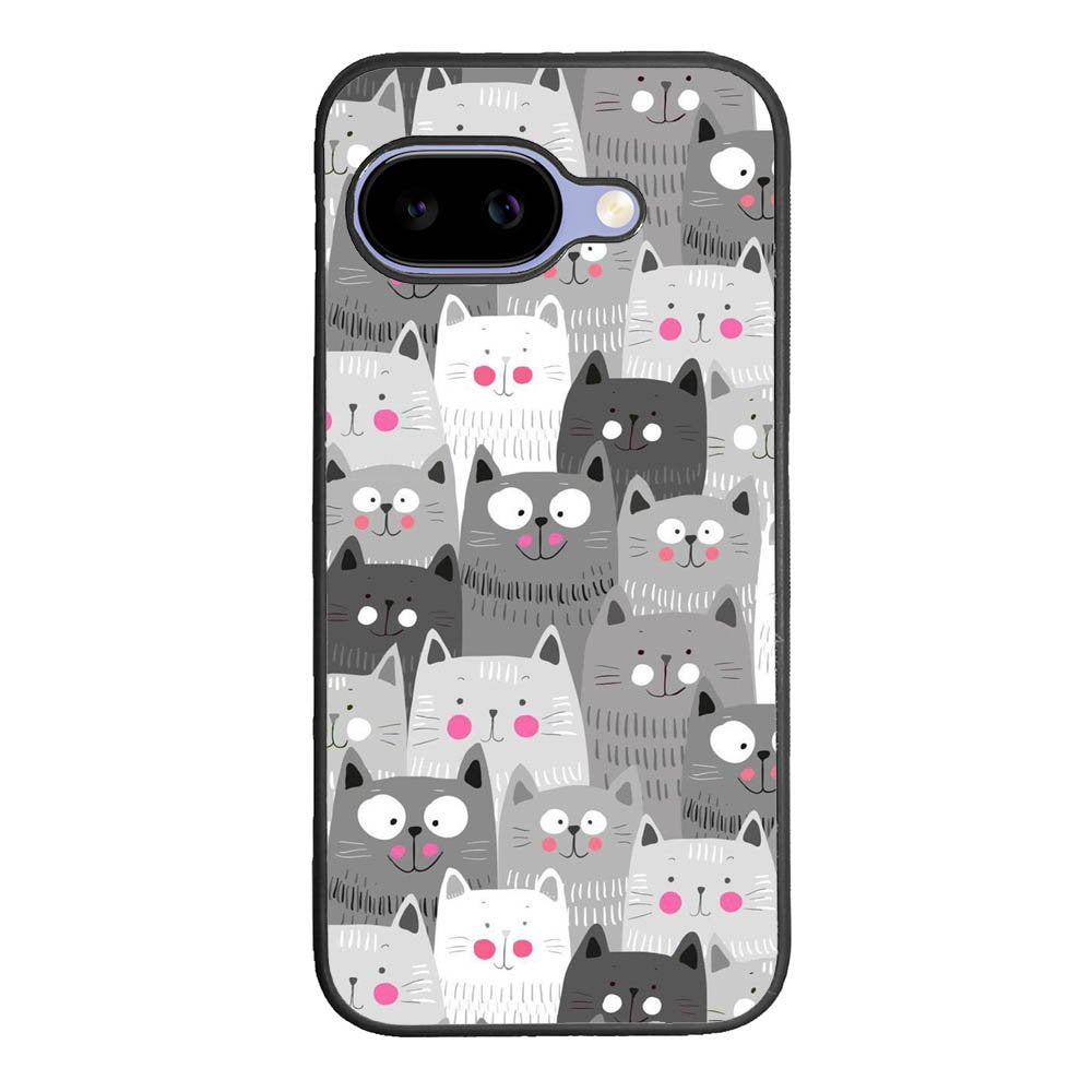 Cat Pattern Google Pixel 10A Case DC0298