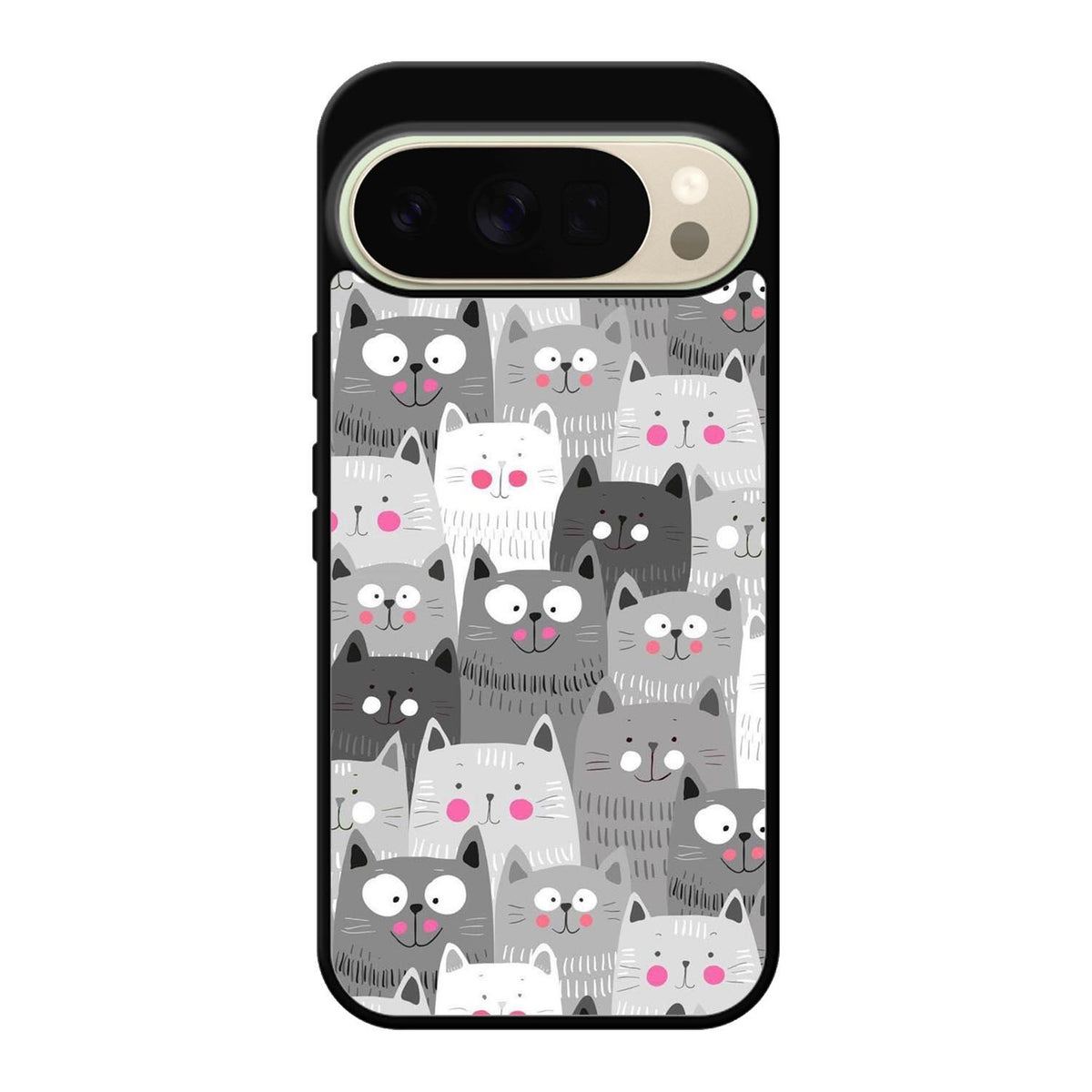 Cat Pattern Google Pixel 10 Pro Case