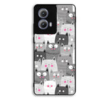 Cat Pattern Motorola Moto Edge 2024 Case DC7307