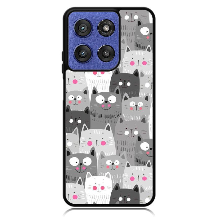Cat Pattern Motorola Moto G Stylus 5G 2025 DC0298