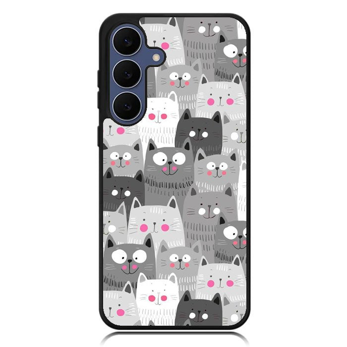 Cat Pattern Samsung Galaxy S24 Case DC0298