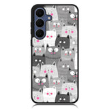 Cat Pattern Samsung Galaxy S24 FE Case DC0298