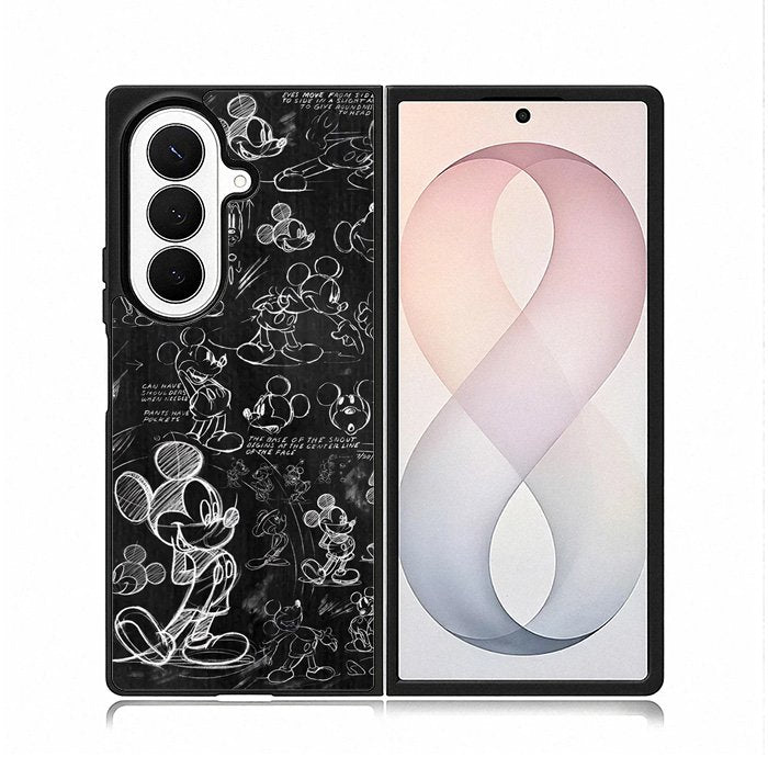 Mickey Mouse 10th Samsung Galaxy Z Fold 8 Ultra Case
