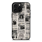 Harry Potter Daily Prophet iPhone 16 Pro Max Case DC0807