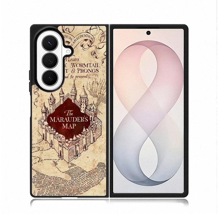 Harry Potter Marauders Map Samsung Galaxy Z Fold 8 Ultra Case DC0815