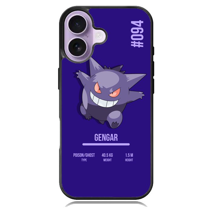 Pokemon Gengar iPhone 16 Case DC1480