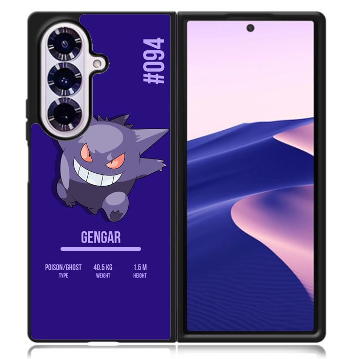 Pokemon Gengar Samsung Galaxy Z Fold 7 Case DC1480