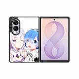 Emilia Rem Re Zero Anime Samsung Galaxy Z Fold 8 Case DC0603