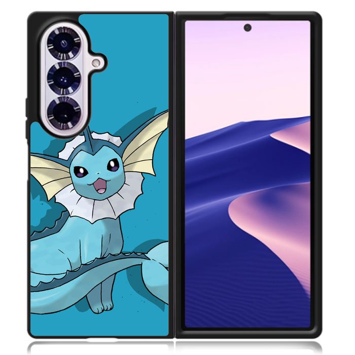 Pokemon Vaporeon Samsung Galaxy Z Fold 7 Case DC1499