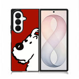 Snowy Adventure Of Tintin Samsung Galaxy Z Fold 8 Ultra Case