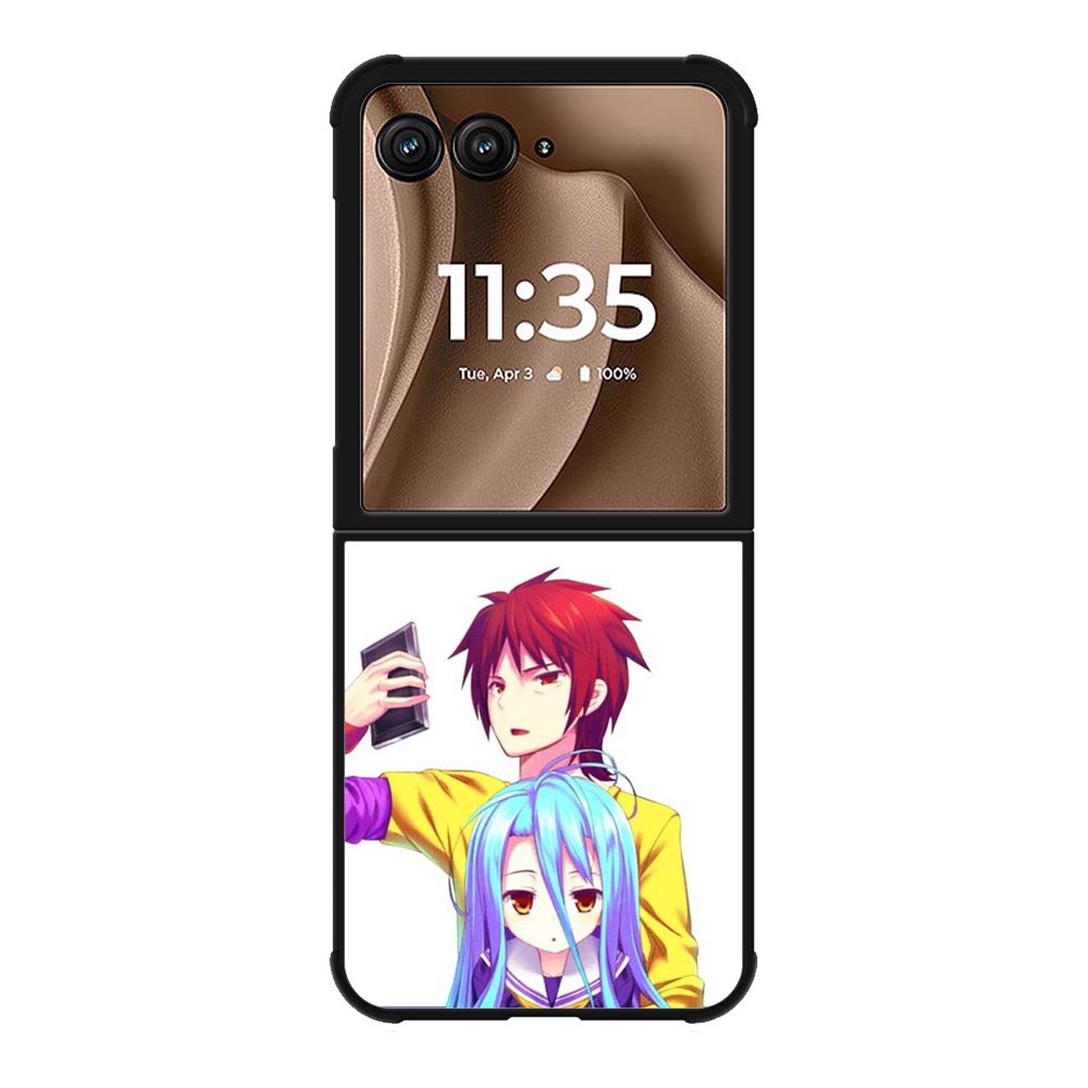 No Game No Life Anime 2nd Motorola Moto RAZR Plus 2025 Case