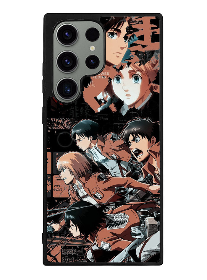 Eren Mikasa Attack On Titan Samsung Galaxy S23 Ultra 5G Case
