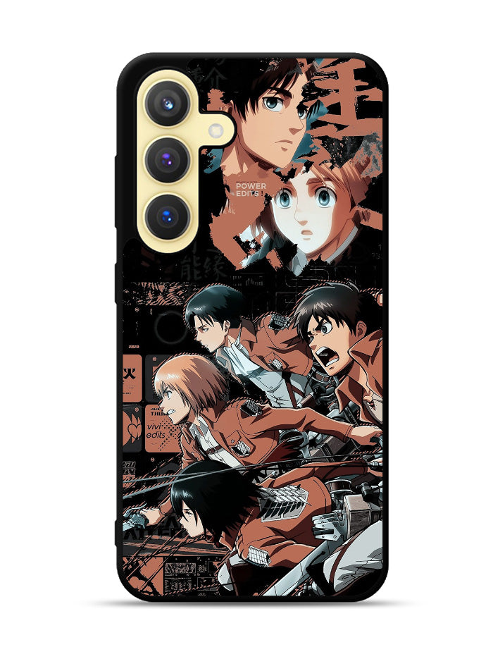 Eren Mikasa Attack On Titan Samsung Galaxy S25 Plus 5G , Samsung Galaxy S25+ 5G Case