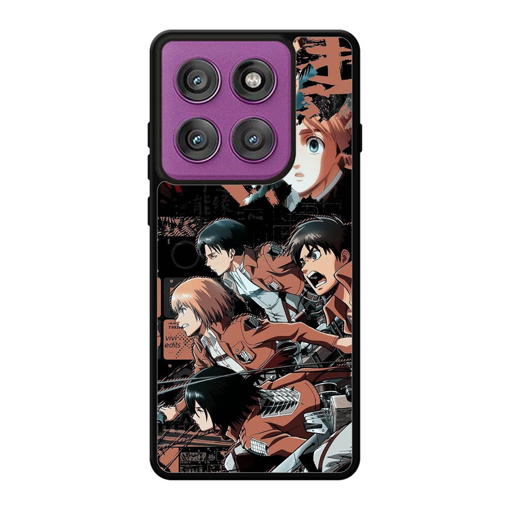 Eren Mikasa Attack On Titan Motorola Moto Edge 60 Pro Case