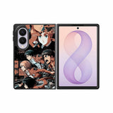 Eren Mikasa Attack On Titan Samsung Galaxy Z Fold 8 Case