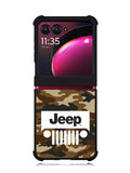 Jeep Camouflage Motorola Moto Razr Plus 2023 , Moto Razr+ 2023 Case