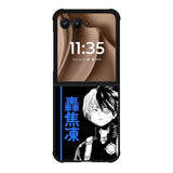 Todoroki My Hero Academia Motorola Moto RAZR Plus 2025 Case