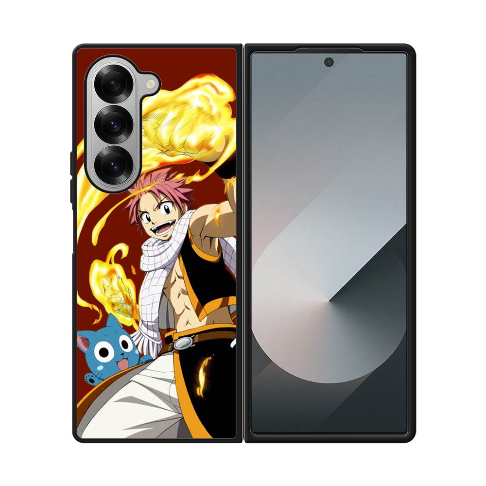 Natsu Fairy Tail Anime Samsung Galaxy Z Fold 7 5G Case