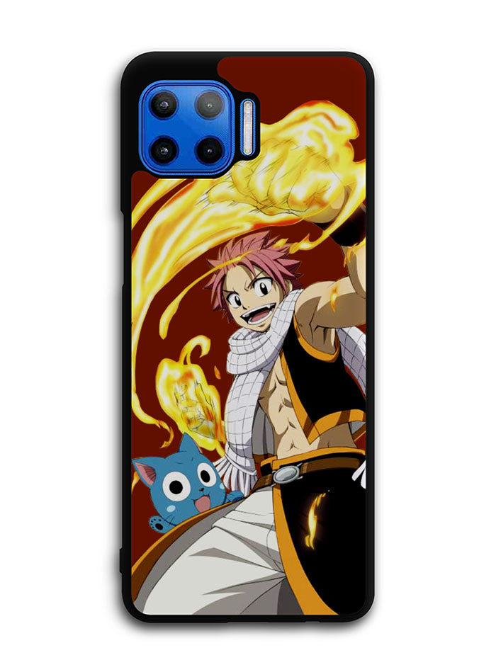 Natsu Fairy Tail Anime Motorola Moto One 5G Case , Moto One 5G UW Case , Moto G 5G Plus Case