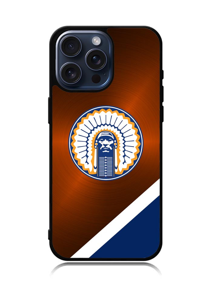 Illinois Fighting Illini iPhone 15 Pro Case BLN10019