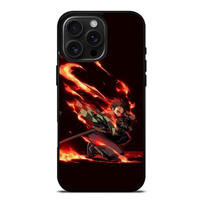 Tanjiro Demon Slayer Aniem iPhone 16 Pro Max Case DC1824