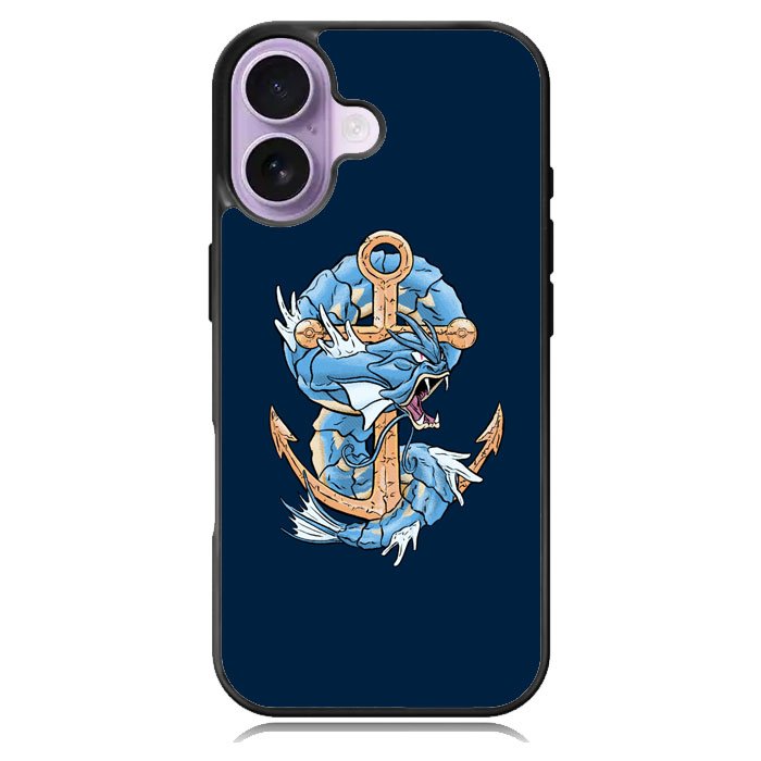 Pokemon Gyarados Anchor iPhone 16 Plus Case DC1482
