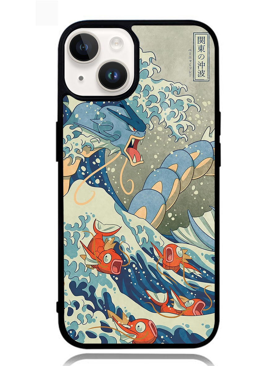 Pokemon Gyarados Kanagawa iPhone 14 Case BLN10101